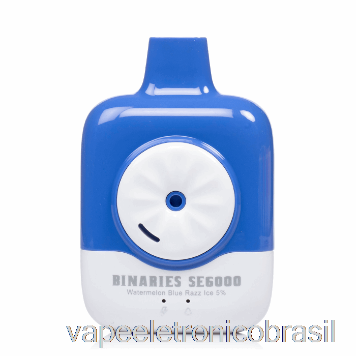Vape Recarregável Horizonte Binários Se6000 Descartável Melancia Azul Razz Gelo